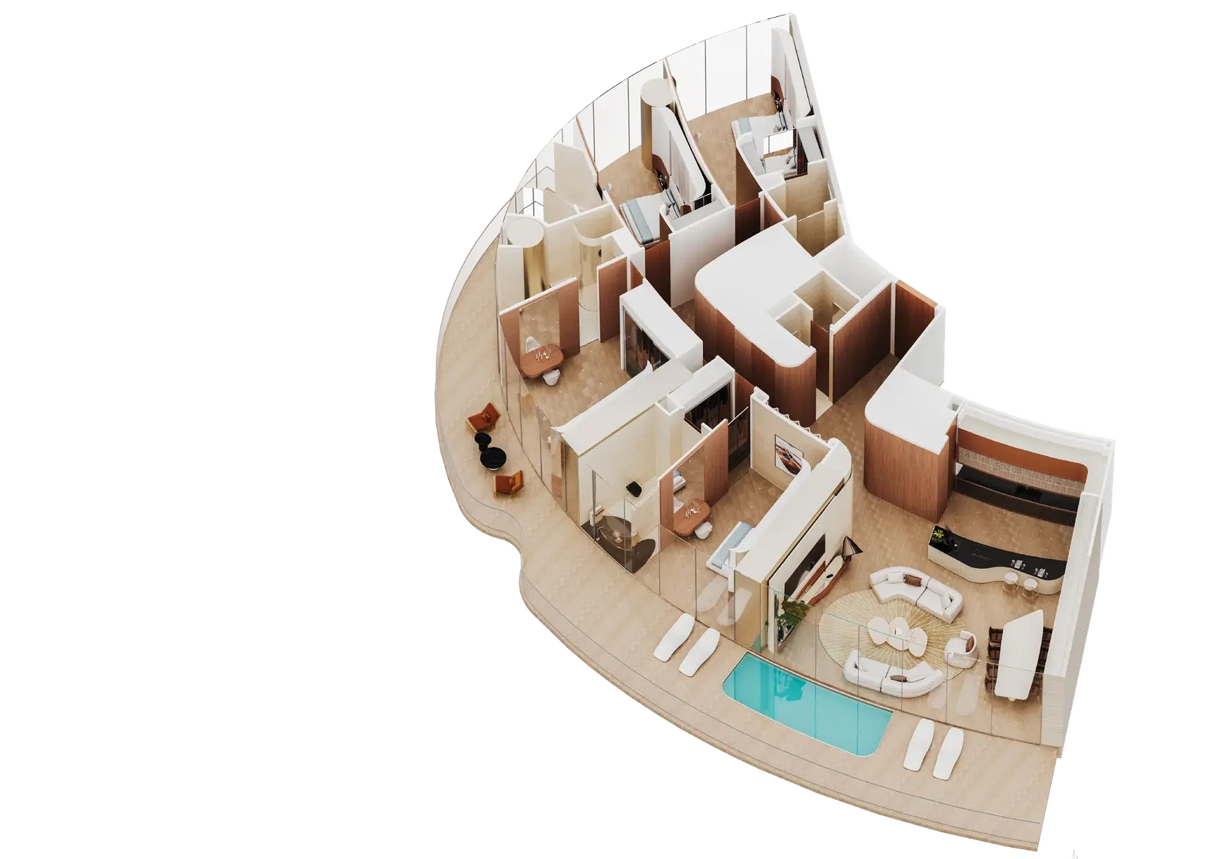 4 BHK Penthouse - 4007 Sq. ft.