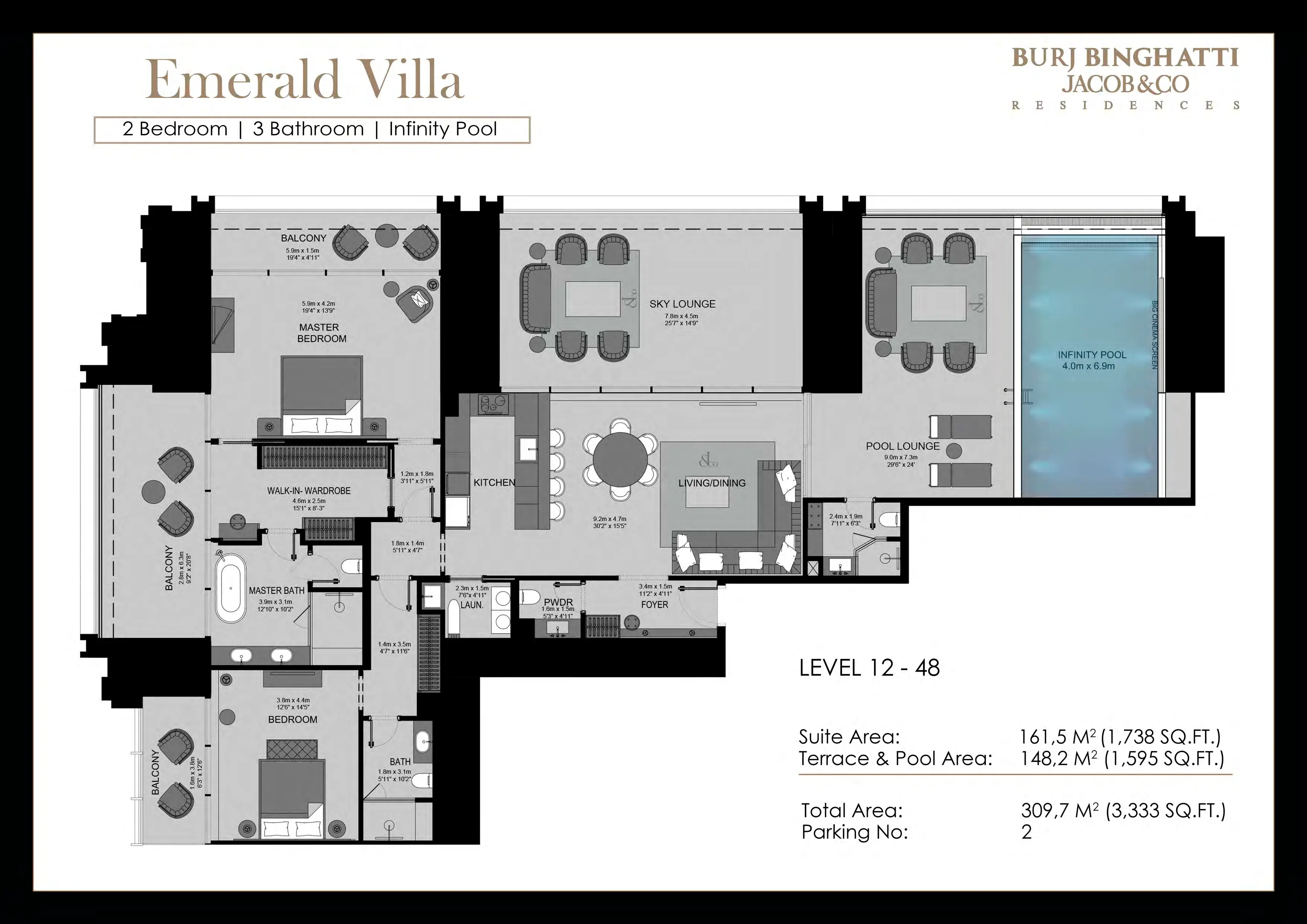 Emerald Villa | 3333 Sqft.