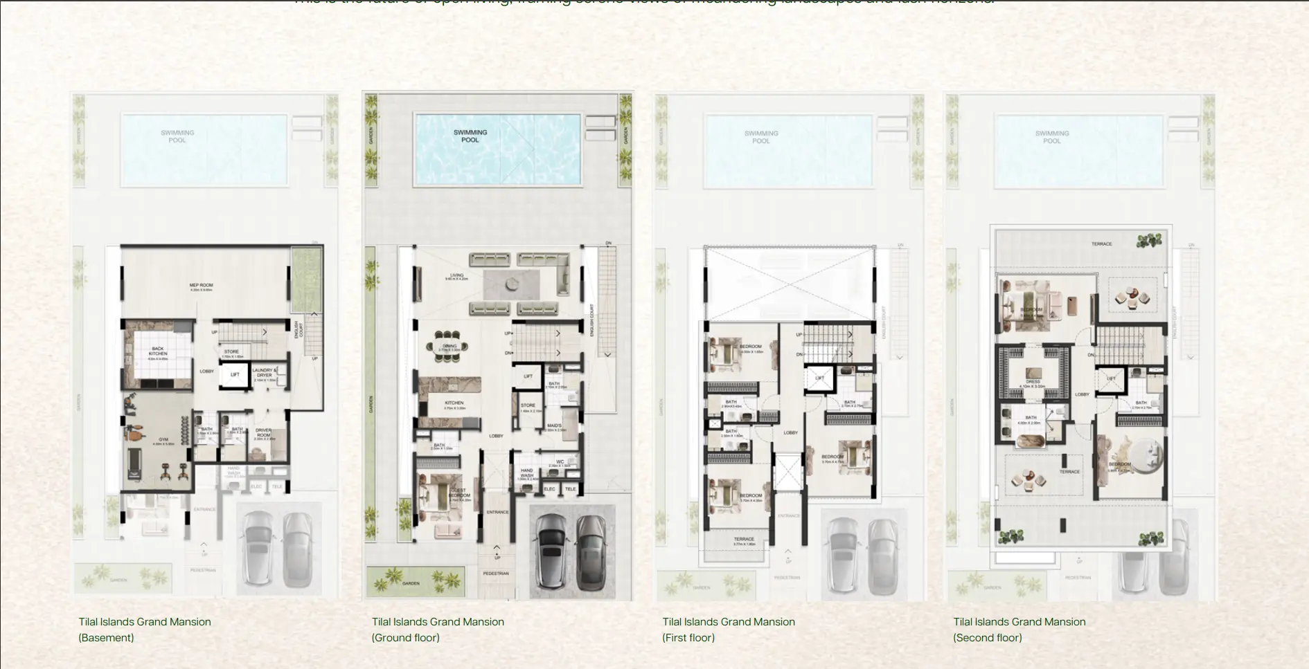 6 Bedroom Standalone Mansion - 6,919 Sq. ft